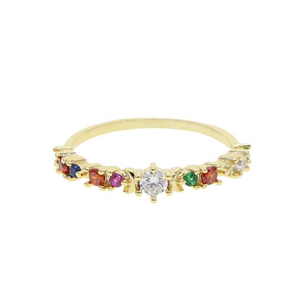 flower shape stone paved fashion rainbow ring colorful cubic zirconia cz eternity band ring usa size 5 6 7 8, Golden;silver
flower shape stone paved fashion rainbow ring colorful cubic zirconia cz eternity band ring usa size 5 6 7 8, Golden;silver
