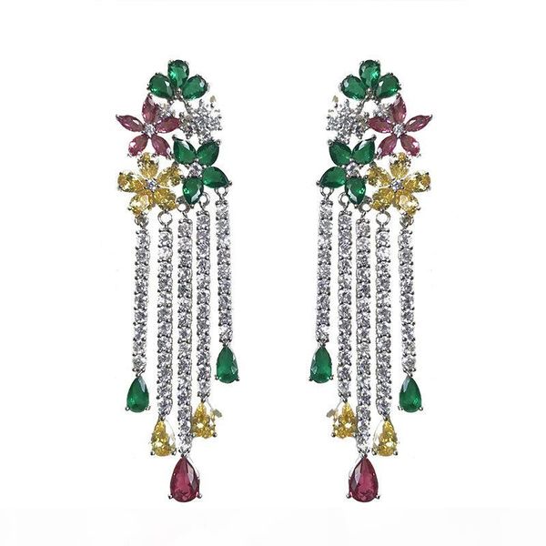 fashion flower tassel stud earrings women silver ear studs colorful crystal drop water dangle earring wedding jewelry, Golden;silver
fashion flower tassel stud earrings women silver ear studs colorful crystal drop water dangle earring wedding jewelry, Golden;silver
