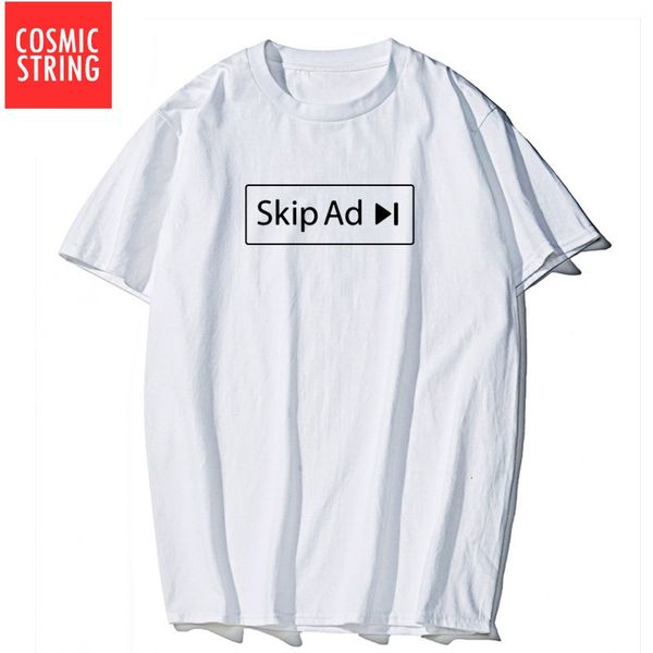 cosmic string 100% cotton short sleeve funny skip ad print men t shirt casual loose men tshirt cool summer t-shirt male tees
cosmic string 100% cotton short sleeve funny skip ad print men t shirt casual loose men tshirt cool summer t-shirt male tees