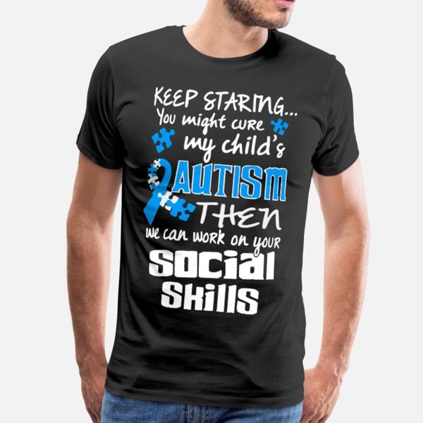 austim then social skills t shirt men knitted cotton crew neck formal fit building spring autumn outfit shirt