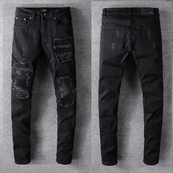 mens jeans rock revival hole trousers embroidery painted straight pants fashion trend motorcycle pants casual wild mens jeans, Blue
mens jeans rock revival hole trousers embroidery painted straight pants fashion trend motorcycle pants casual wild mens jeans, Blue