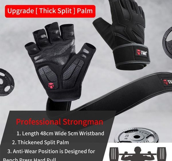 heap fitness tmt gym gloves crossfit dumbbell sports weight lifting gloves breathable anti-slip gasket for exercise fitness lose weight
heap fitness tmt gym gloves crossfit dumbbell sports weight lifting gloves breathable anti-slip gasket for exercise fitness lose weight