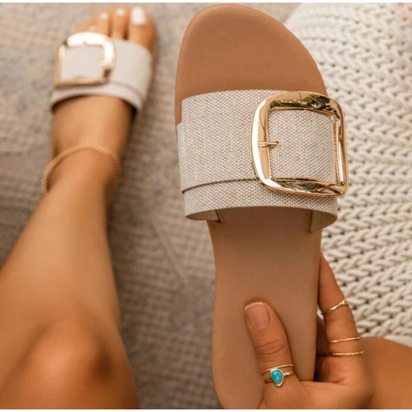 woman's slippers summer shoes outdoor flat beach fashion buckle solid color female slides laides slipper 2020 new summer hot, Black
woman's slippers summer shoes outdoor flat beach fashion buckle solid color female slides laides slipper 2020 new summer hot, Black