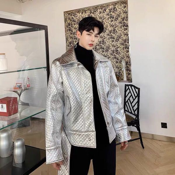 the new 2020ss autumn and winter fashion foreign ins shiny leather jacket mentrendy casual net red vibrato jacket short shiny leather jac, Black;brown
the new 2020ss autumn and winter fashion foreign ins shiny leather jacket mentrendy casual net red vibrato jacket short shiny leather jac, Black;brown