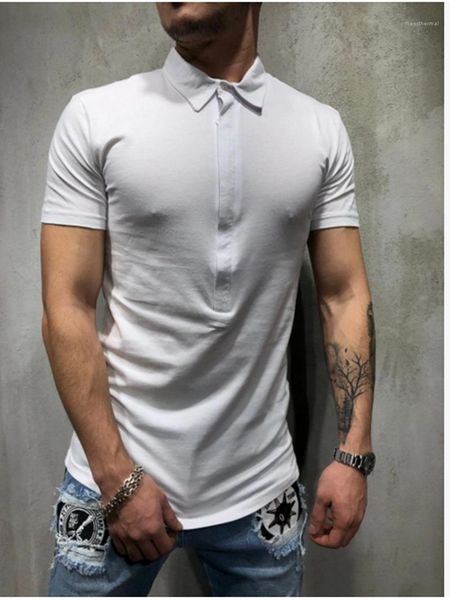 t-shirts pure color business skinny summer ins tees fashion short sleeve tee men's designer polo, White;black
t-shirts pure color business skinny summer ins tees fashion short sleeve tee men's designer polo, White;black
