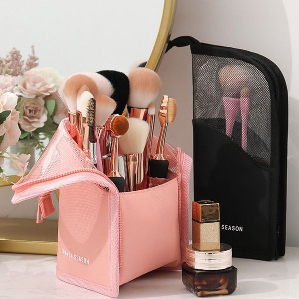home lazy fashion makeup brush storage cosmetic bucket-shaped hard case bag travel cosmetic storage bag vbbnb
home lazy fashion makeup brush storage cosmetic bucket-shaped hard case bag travel cosmetic storage bag vbbnb