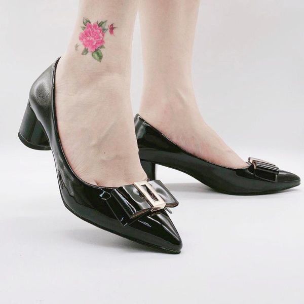 bowknot pointed toe women pumps square heeled shoes office lady heels classic design pu leather medium heels ladies girls hot, Black
bowknot pointed toe women pumps square heeled shoes office lady heels classic design pu leather medium heels ladies girls hot, Black