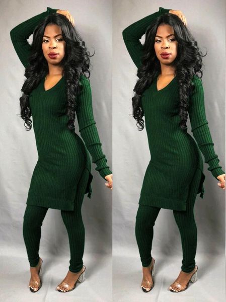 europe and the united states women's clothing autumn long sleeve knitted casual piece 2 piece sets womens outfits, Gray
europe and the united states women's clothing autumn long sleeve knitted casual piece 2 piece sets womens outfits, Gray