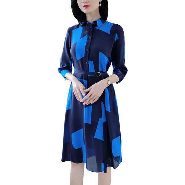 summer chiffon shirt dresses office vintage dresses women dress 2020 new casual blue midi floral dress female plus size hj291, Black;gray
summer chiffon shirt dresses office vintage dresses women dress 2020 new casual blue midi floral dress female plus size hj291, Black;gray