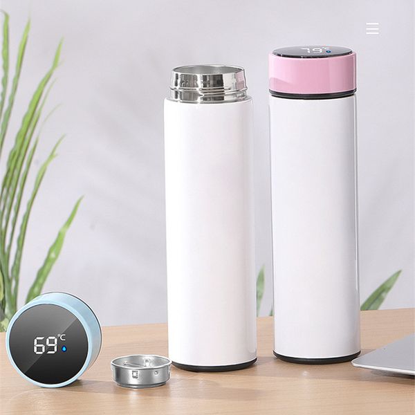 new blank sublimation water bottle temperature water bottle stainless steel smart mug 500ml thermal bottle with lcd touch dhl ing
new blank sublimation water bottle temperature water bottle stainless steel smart mug 500ml thermal bottle with lcd touch dhl ing