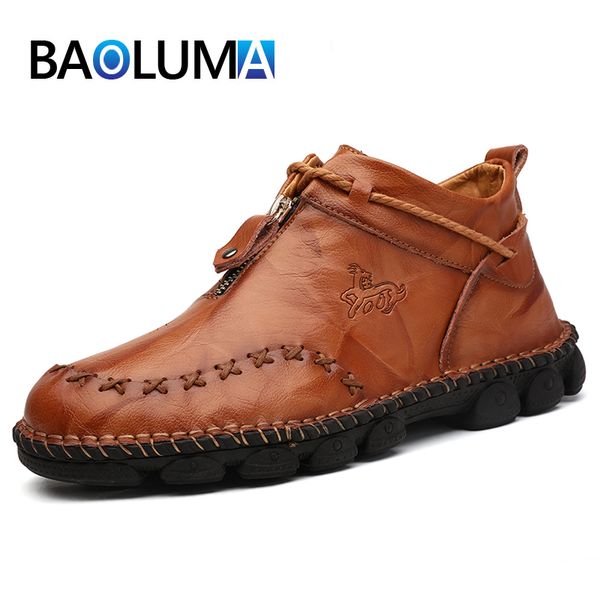 brand men boots leather men shoes outdoor waterproof motorcycle boots autumn fashion zapatos de hombre 38-48, Black
brand men boots leather men shoes outdoor waterproof motorcycle boots autumn fashion zapatos de hombre 38-48, Black