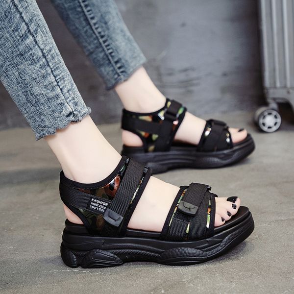 new versatile non-slip thick bottom fashion women's shoes, Black 
new versatile non-slip thick bottom fashion women's shoes, Black