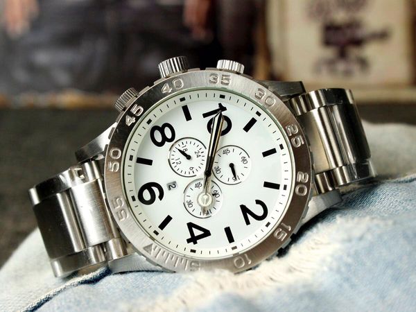 big size full stainless steel silver rose gold watches men quartz chronograph man wristwatches fashion clock men nice gift watch for men, Slivery;brown
big size full stainless steel silver rose gold watches men quartz chronograph man wristwatches fashion clock men nice gift watch for men, Slivery;brown