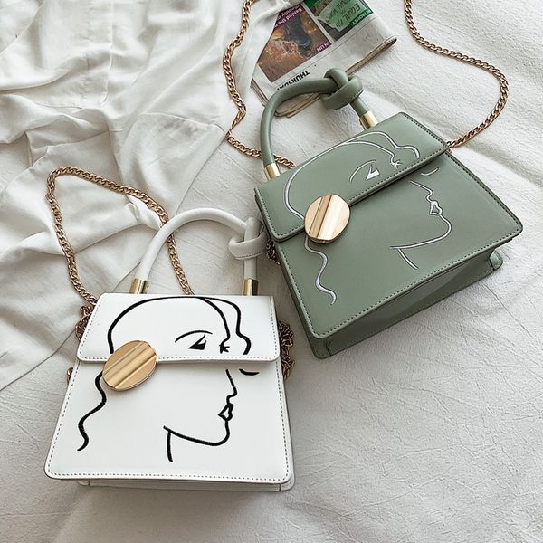 2020 new fashion casual cartoon pattern women crossbody bags designer handbags luxury pu leather chains shoulder bag small flap lady purses
2020 new fashion casual cartoon pattern women crossbody bags designer handbags luxury pu leather chains shoulder bag small flap lady purses