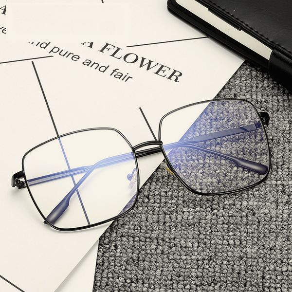 2020 square frame metal glasses frames vintage big eyewear frames women and men casual clear lens goggles male female spectacles, Black
2020 square frame metal glasses frames vintage big eyewear frames women and men casual clear lens goggles male female spectacles, Black