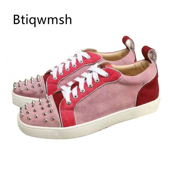 2020 studded sneakers women round toe mixed color metal rivet lace up flat shoes woman fashion loafer shoes, Black
2020 studded sneakers women round toe mixed color metal rivet lace up flat shoes woman fashion loafer shoes, Black