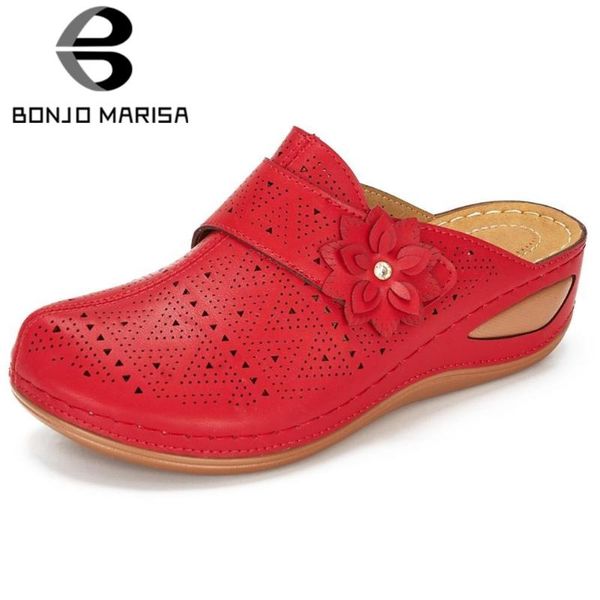 bonjomarisa summer elegant female hollow slides flower decorating slippers women comfy med wedges summer shoes woman, Black
bonjomarisa summer elegant female hollow slides flower decorating slippers women comfy med wedges summer shoes woman, Black