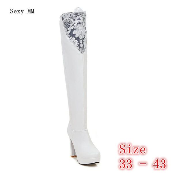 boots autumn platform women over the knee high heel shoes woman thigh small plus size 33 -40 41 42 43, Black
boots autumn platform women over the knee high heel shoes woman thigh small plus size 33 -40 41 42 43, Black