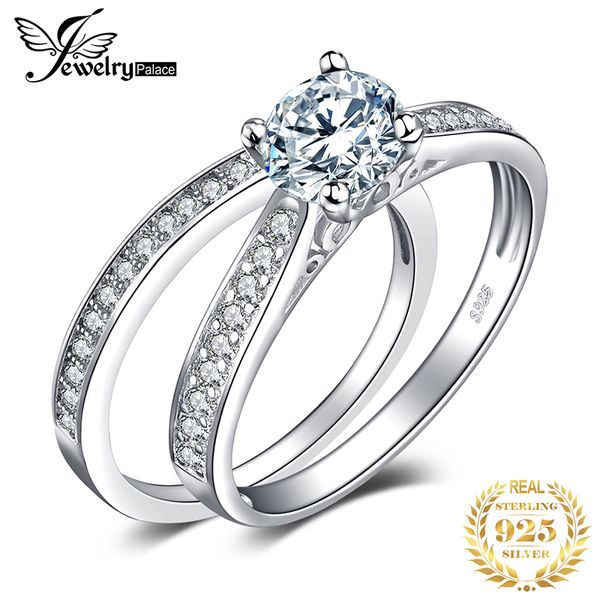 cluster rings jpalace cz engagement ring set 925 sterling silver for women anniversary wedding band bridal sets jewelry, Golden;silver
cluster rings jpalace cz engagement ring set 925 sterling silver for women anniversary wedding band bridal sets jewelry, Golden;silver