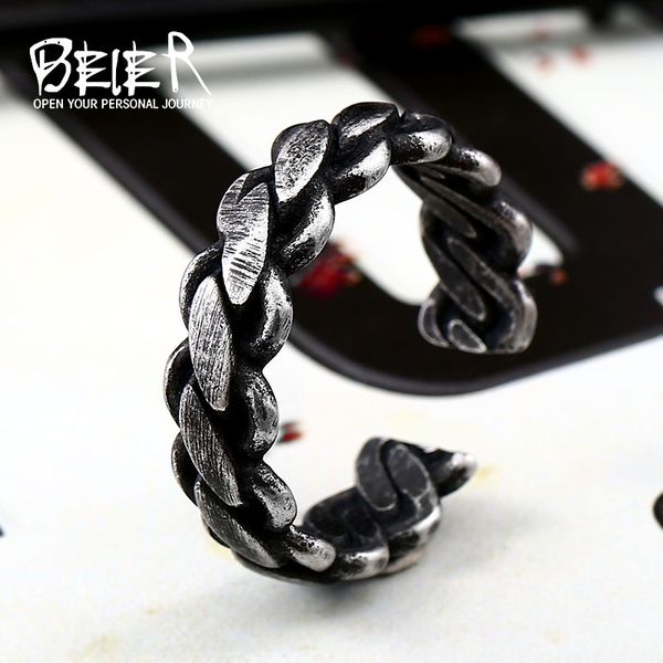 beier new store 316l stainless steel unique design simple retro adjustable men's ring punk bike fashion party jewelry llbr8-529r, Golden;silver
beier new store 316l stainless steel unique design simple retro adjustable men's ring punk bike fashion party jewelry llbr8-529r, Golden;silver