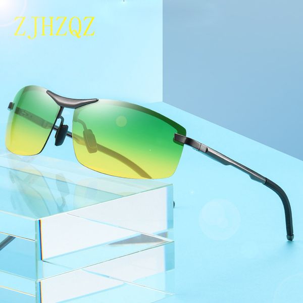 mens night vision polarized sunglasses women retro vintage fashion rimless black gray frame day and night driving fishing shades, White;black
mens night vision polarized sunglasses women retro vintage fashion rimless black gray frame day and night driving fishing shades, White;black