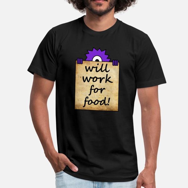 will work for food t shirt men design 100% cotton round collar standard fitness building summer style outfit shirt
will work for food t shirt men design 100% cotton round collar standard fitness building summer style outfit shirt