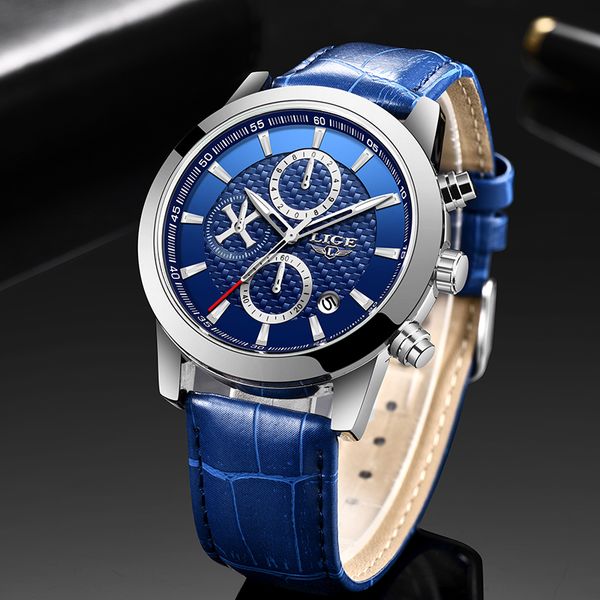 2020 lige men watches leather strap waterproof sport quartz chronograph watch men clock relogio masculino, Slivery;brown
2020 lige men watches leather strap waterproof sport quartz chronograph watch men clock relogio masculino, Slivery;brown