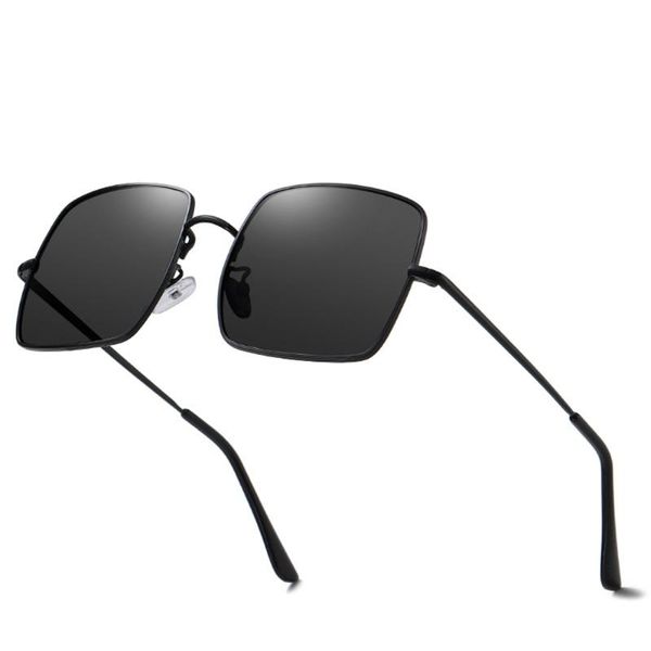 sunglasses men and women fashion metal large frame polarized sun glasses driving night vision goggles, White;black
sunglasses men and women fashion metal large frame polarized sun glasses driving night vision goggles, White;black