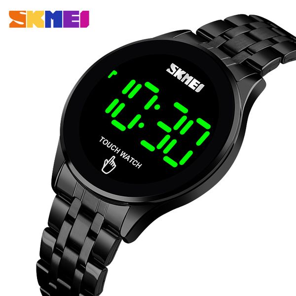 skmei men watches sport steel strap waterproof fashion electronic touch screen led digital watch mens wristwatch date male clock, Slivery;brown
skmei men watches sport steel strap waterproof fashion electronic touch screen led digital watch mens wristwatch date male clock, Slivery;brown