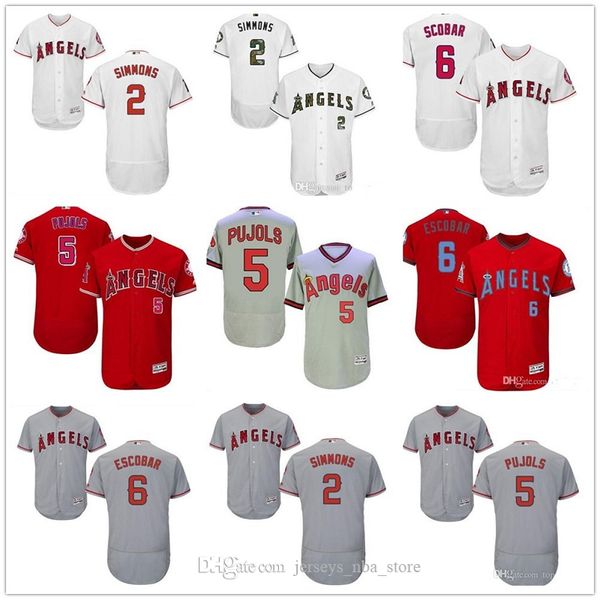 пользовательские мужчины женщины молодежь majestic la angels джерси # 2 andrelton симмонс 5 альберт pujols 6 yunel escobar главная red бейсб, Blue;black
пользовательские мужчины женщины молодежь majestic la angels джерси # 2 andrelton симмонс 5 альберт pujols 6 yunel escobar главная red бейсб, Blue;black