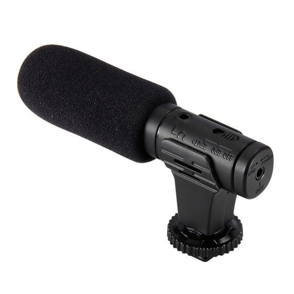 MIC-07 Super 3.5mm Stereo Microphone VLOG Photography Interview Digital HD Video Recording Microphone for Smartphone and Camera
MIC-07 Super 3.5mm Stereo Microphone VLOG Photography Interview Digital HD Video Recording Microphone for Smartphone and Camera