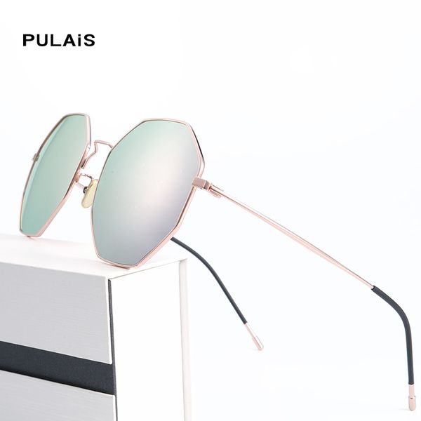 pulais 2020 alloy gold square polarized sunglasses women men uv400 polycarbonate sun glasses polaroid eyewear luxury sunglasses, White;black 
pulais 2020 alloy gold square polarized sunglasses women men uv400 polycarbonate sun glasses polaroid eyewear luxury sunglasses, White;black
