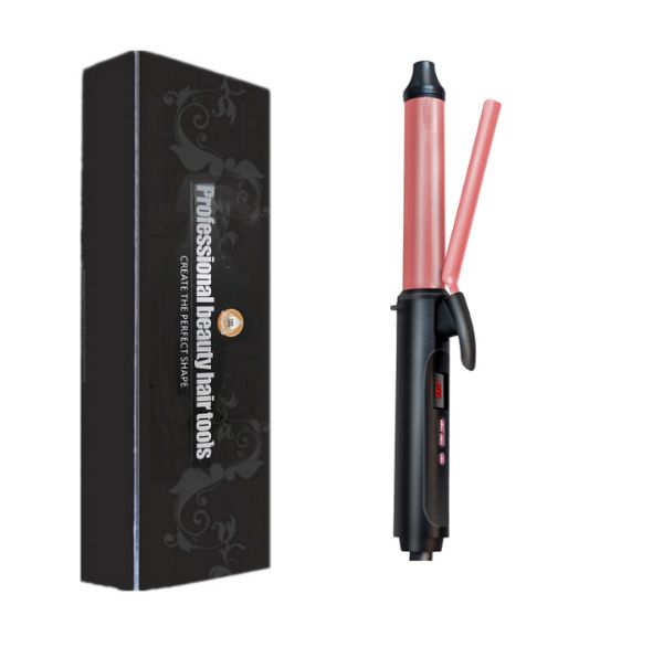 32mm professional hair curler ceramic curling iron wand 360 degree rotating clip hair wave roller lcd display hair styling note: the
32mm professional hair curler ceramic curling iron wand 360 degree rotating clip hair wave roller lcd display hair styling note: the