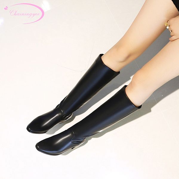 boots casual style comfortable round toe knee high fashion slip-on black brown heel thick riding women's shoes
boots casual style comfortable round toe knee high fashion slip-on black brown heel thick riding women's shoes