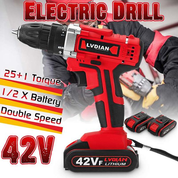 42v impact dril электрическая отвертка дрель аккумуляторная многофункциональный беспроводной электрическая дрель с литиевой батареи сверла и
42v impact dril электрическая отвертка дрель аккумуляторная многофункциональный беспроводной электрическая дрель с литиевой батареи сверла и