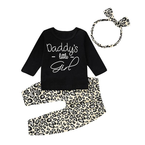 newborn kids baby girl winter outfit clothes print t-shirt +leopard print pants headband set autumn girls clothing set, White
newborn kids baby girl winter outfit clothes print t-shirt +leopard print pants headband set autumn girls clothing set, White