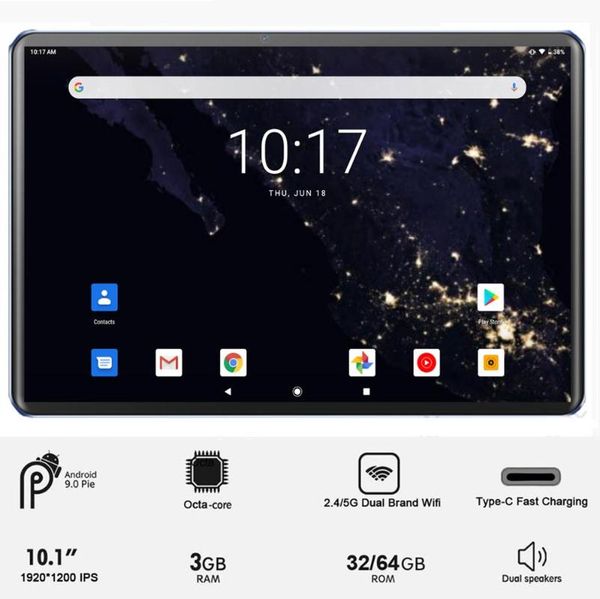 sales3+32/64gb 4g lte new google market 10 inch tablet android 9.0 8 cores tablet pc type-c charge wifi gps 4g lte bluetooth
sales3+32/64gb 4g lte new google market 10 inch tablet android 9.0 8 cores tablet pc type-c charge wifi gps 4g lte bluetooth