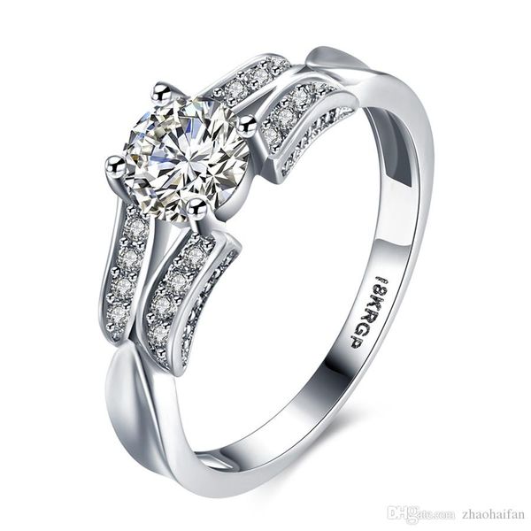 18krgp white gold plated fashion ring with full shiny cubic zirconia christmas birthday gift for beloved, Golden;silver
18krgp white gold plated fashion ring with full shiny cubic zirconia christmas birthday gift for beloved, Golden;silver