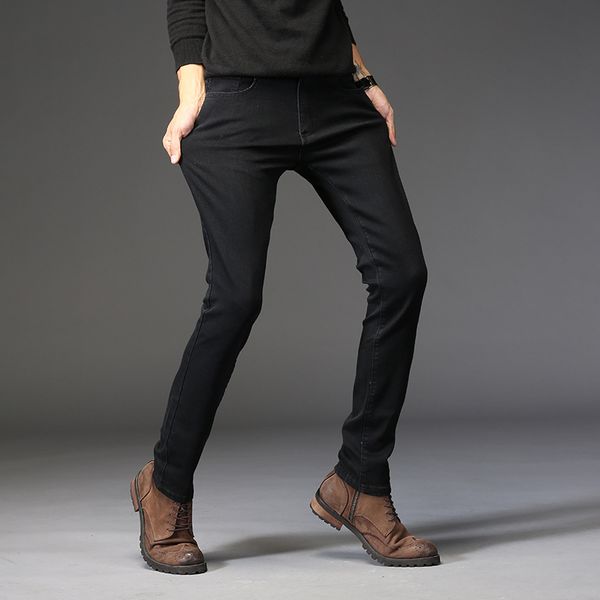 men's jeans 2021 men fashion winter black color slim fit stretch thick velvet pants warm casual fleece trousers male, Blue
men's jeans 2021 men fashion winter black color slim fit stretch thick velvet pants warm casual fleece trousers male, Blue