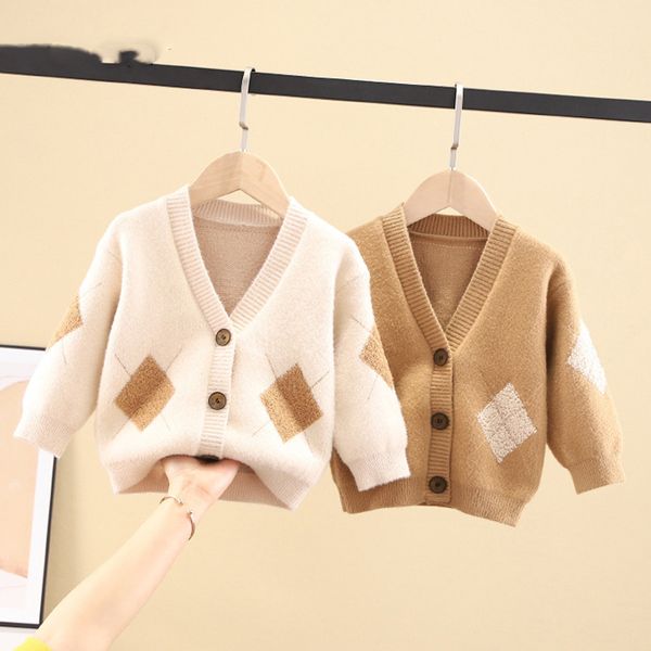 2020 new kids sweater for girls and boy diamond pattern cardigan autumn winter warm baby sweater coat 1-6 years girls' sweaters, Blue
2020 new kids sweater for girls and boy diamond pattern cardigan autumn winter warm baby sweater coat 1-6 years girls' sweaters, Blue
