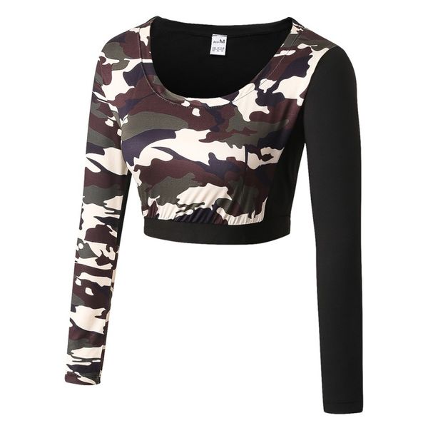 women's compression t-shirt camouflage female long-sleeved sports training shirt quick-drying breathable yoga fitness shirt, Gray;blue
women's compression t-shirt camouflage female long-sleeved sports training shirt quick-drying breathable yoga fitness shirt, Gray;blue