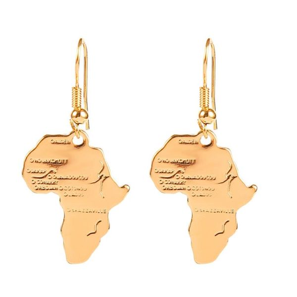 africa map gold earrings 24k gold color gp earring jewelry for women men african gift, Silver
africa map gold earrings 24k gold color gp earring jewelry for women men african gift, Silver