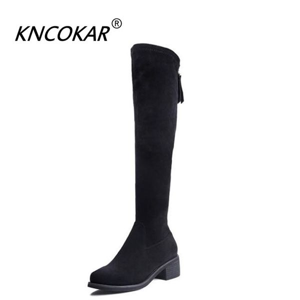 kncokar fall 2020 new style boots women's shoes with knee high in style round head high boots, Black
kncokar fall 2020 new style boots women's shoes with knee high in style round head high boots, Black