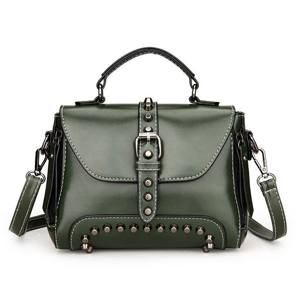 summer new women's bag rivet women's shoulder bag portable small soft leather messenger
summer new women's bag rivet women's shoulder bag portable small soft leather messenger