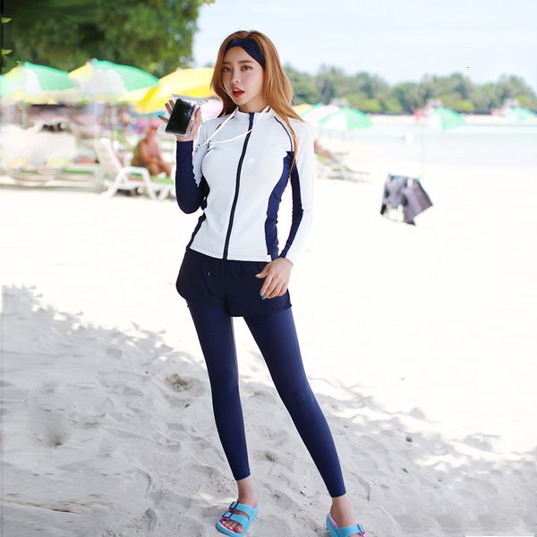 4-piece women's long sleeve rashguard zip front swimsuit shirt full body swimwear sun uv protection upf50+ bottom rash guard
4-piece women's long sleeve rashguard zip front swimsuit shirt full body swimwear sun uv protection upf50+ bottom rash guard