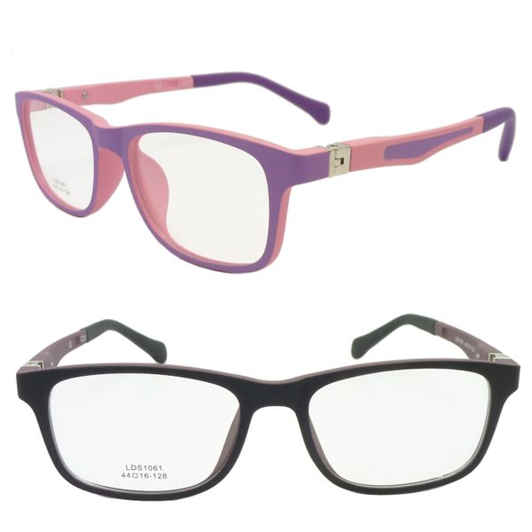 pupil square shape bicolor 180 degrees flexible hinge tr90 with silicone temple tips cute optical eyeglasses frame for kids 1061, Black
pupil square shape bicolor 180 degrees flexible hinge tr90 with silicone temple tips cute optical eyeglasses frame for kids 1061, Black