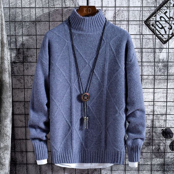 men's sweaters half turtleneck men sweater 2021 winter thick warm mens christmas fashion argyle design cashmere pullover, White;black
men's sweaters half turtleneck men sweater 2021 winter thick warm mens christmas fashion argyle design cashmere pullover, White;black