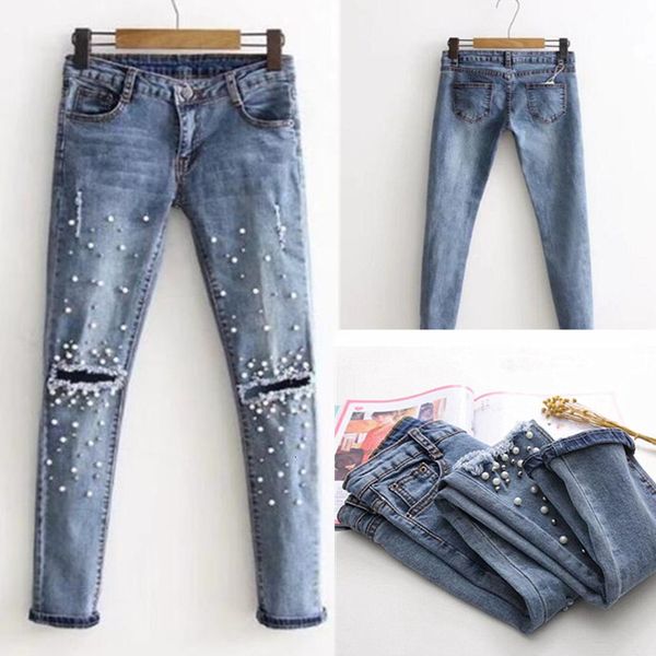 women blue pearl jeans pants hollow out trousers plus size casual slim fitness pants skinny stretch autumn jean streetwear
women blue pearl jeans pants hollow out trousers plus size casual slim fitness pants skinny stretch autumn jean streetwear