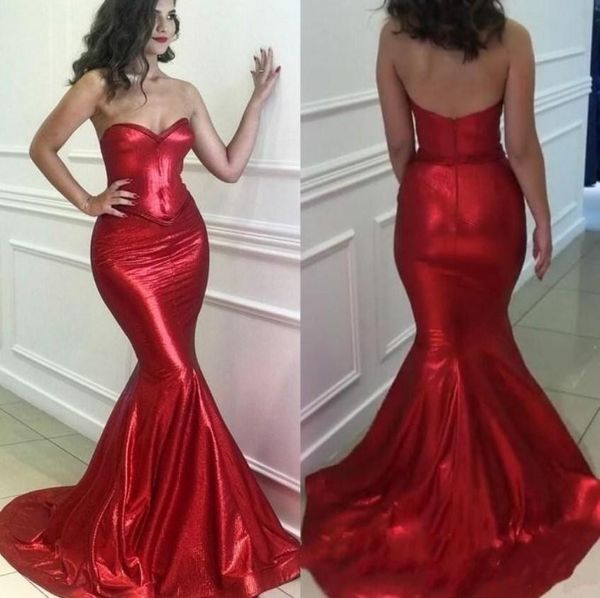 reflective red mermaid evening dresses backless sweetheart sequined prom gowns party vestidos formal dresses evening wear robe, Black;red
reflective red mermaid evening dresses backless sweetheart sequined prom gowns party vestidos formal dresses evening wear robe, Black;red