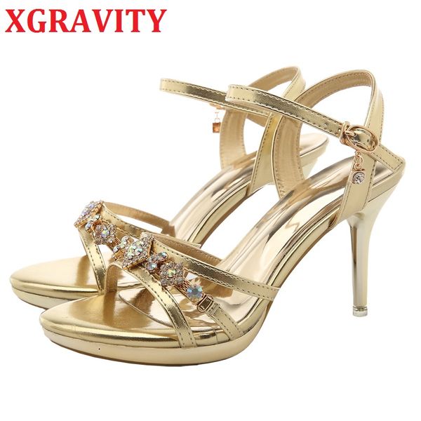 xgravity новый летний rhinestone высокий каблук сандалии sexy кристалл платформа насосы женщина на высоком каблуке элегантная женская обувь, Black
xgravity новый летний rhinestone высокий каблук сандалии sexy кристалл платформа насосы женщина на высоком каблуке элегантная женская обувь, Black